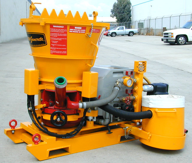 REED Gunite Machine with Optional Skid Mounting