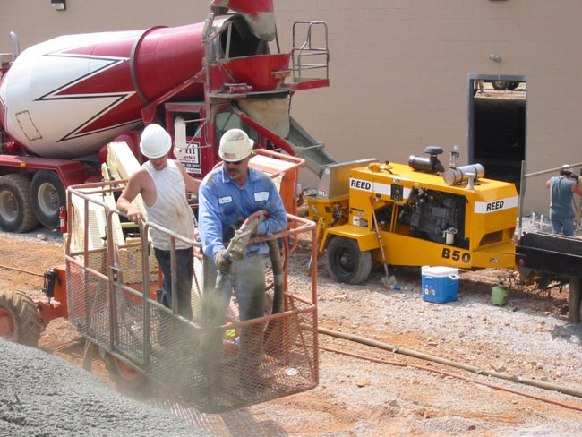 Shotcrete with REED C Series Pump