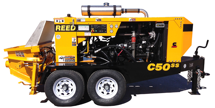 REED C50SS Shotcrete Pump