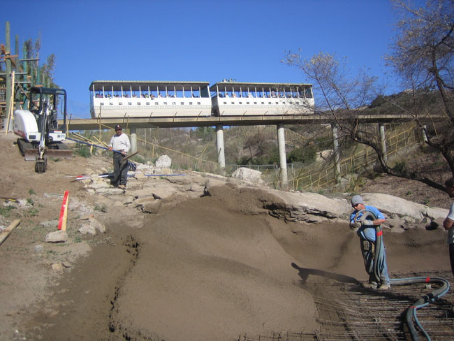 Shotcrete Zoo Jobsite Photos