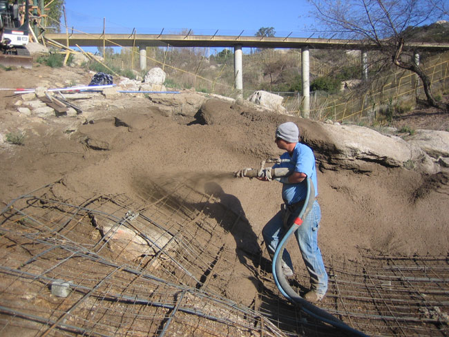 Shotcrete Zoo Jobsite Photos