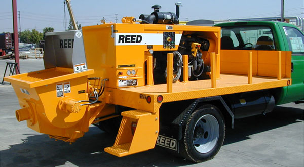 REED T Series Truck Mounted Concrete & Shotcrete Pump