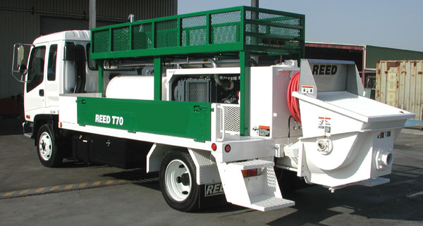 REED T Series Truck Mounted Concrete & Shotcrete Pump