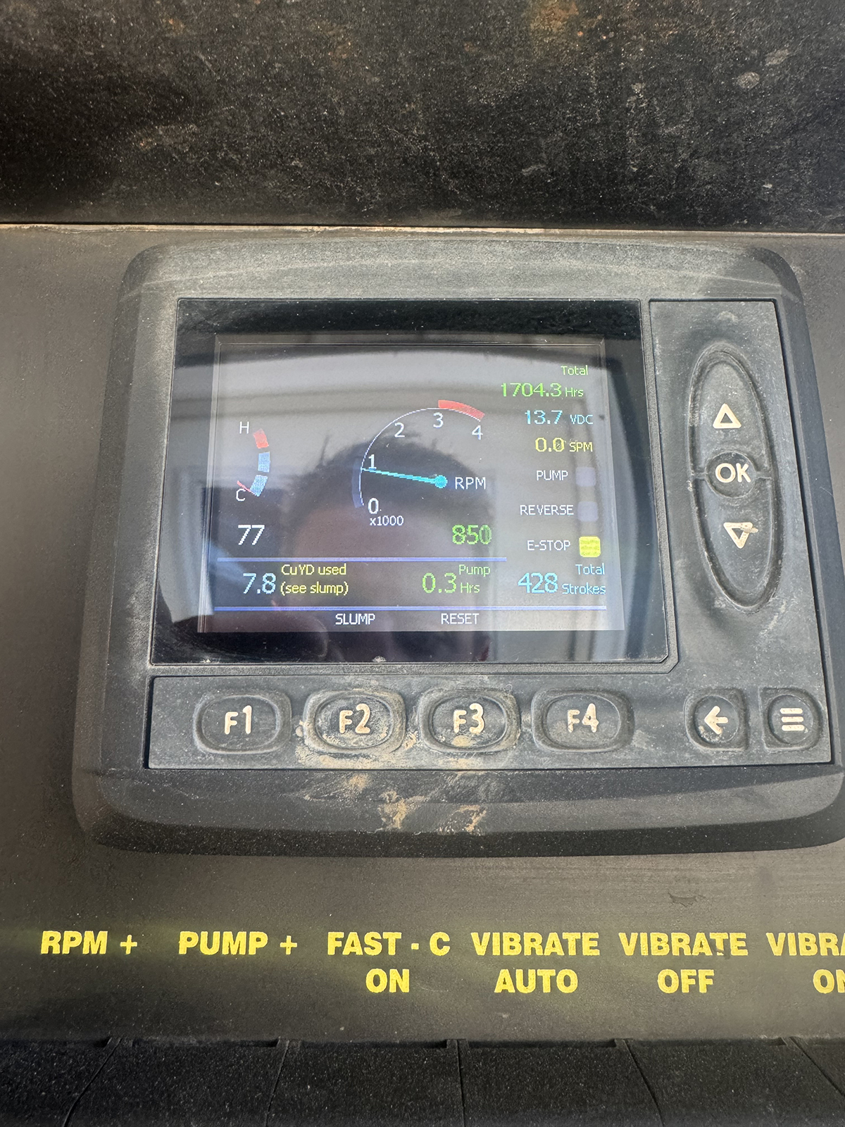 used REED Concrete Pump