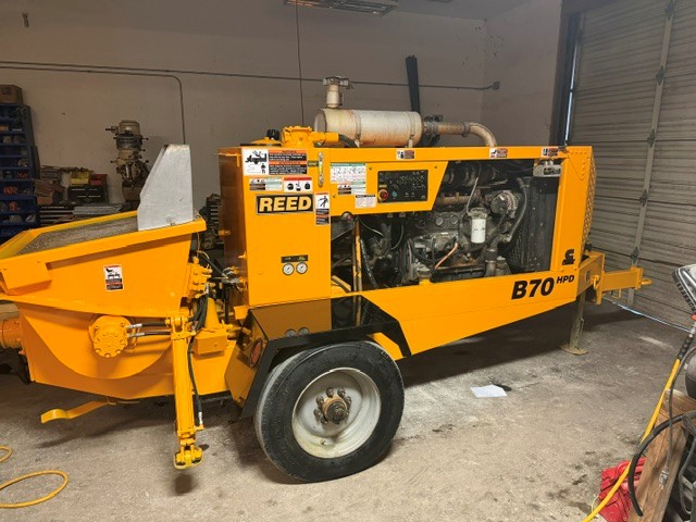 used REED Concrete Pump