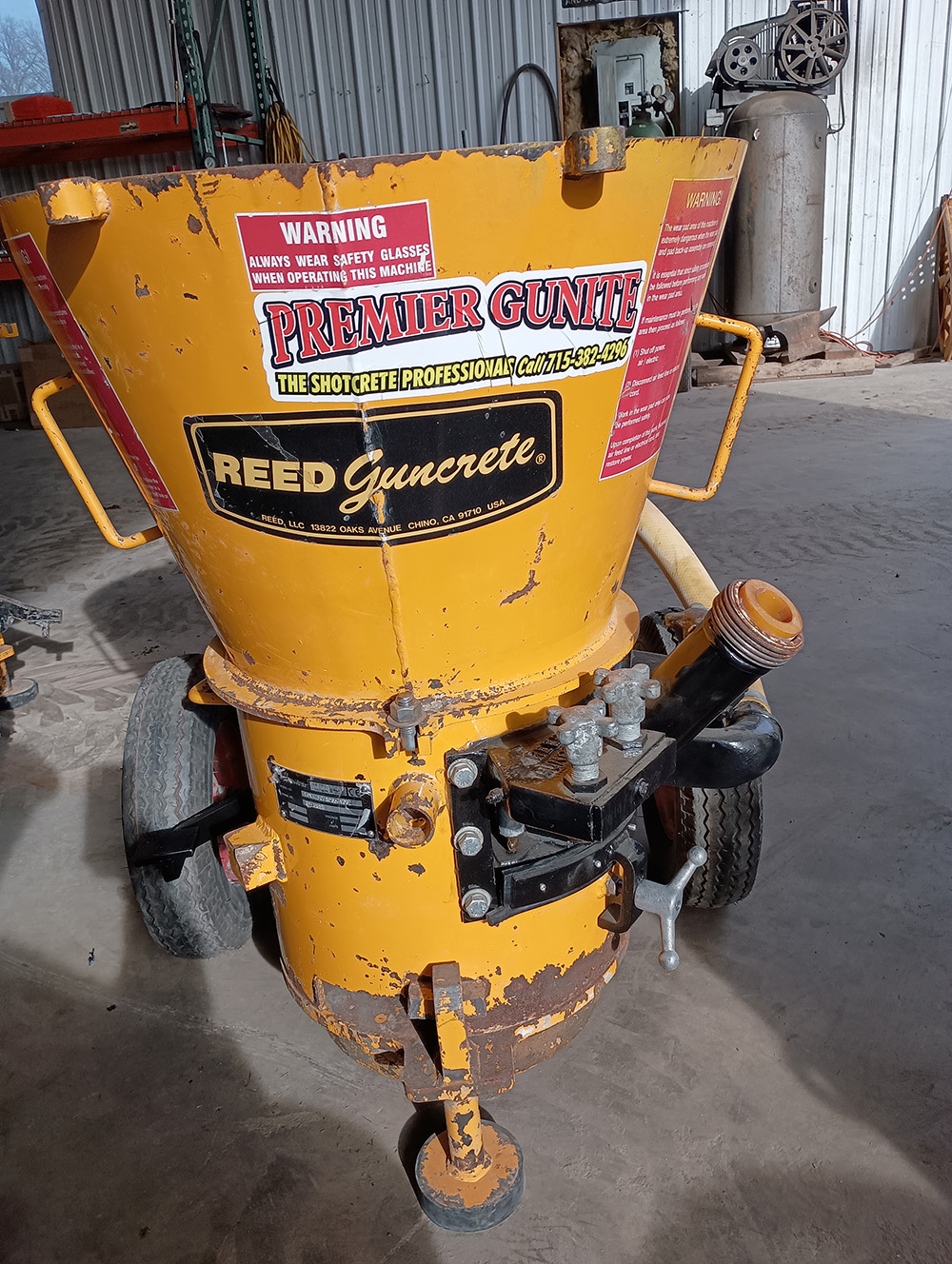 used REED Concrete Pump