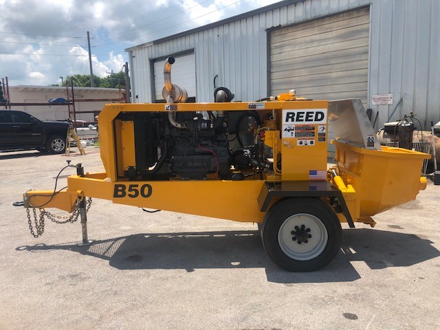 used REED Concrete Pump
