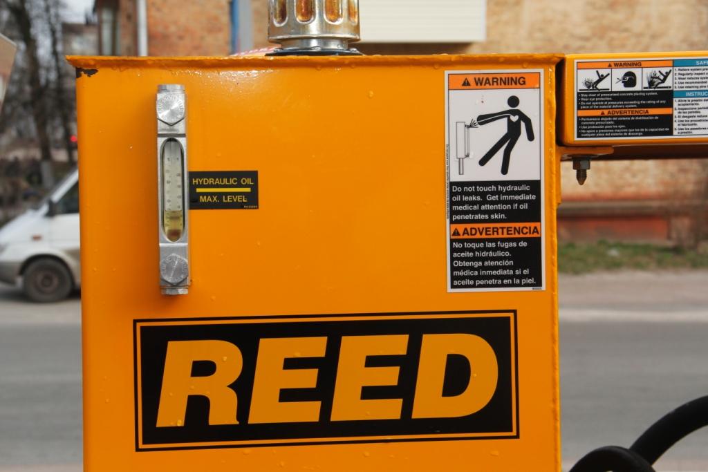 used REED Concrete Pump