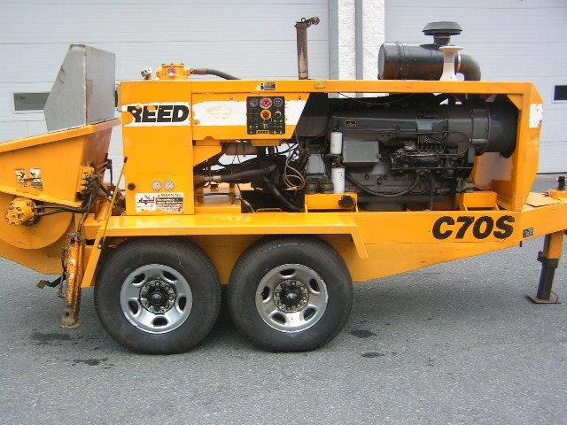 used Mayco concrete pump