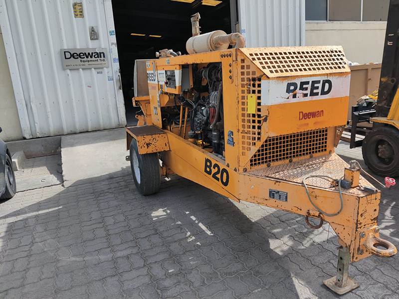 used REED Concrete Pump