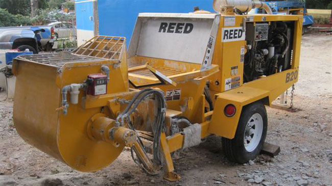 used Olin concrete pump