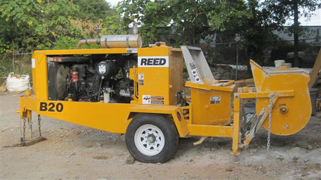 used Olin concrete pump