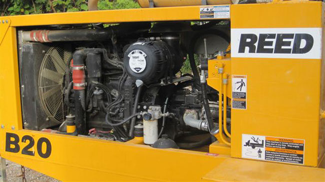 used Olin concrete pump