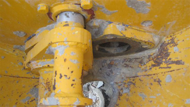 used Olin concrete pump