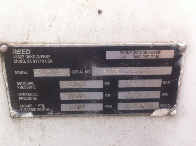 used concrete pump