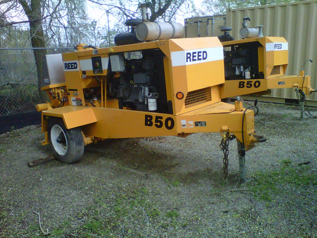 used REED Concrete Pump