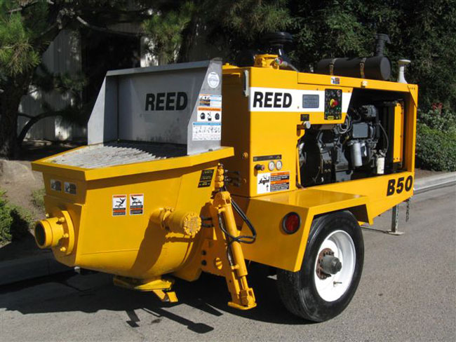 used REED Concrete Pump