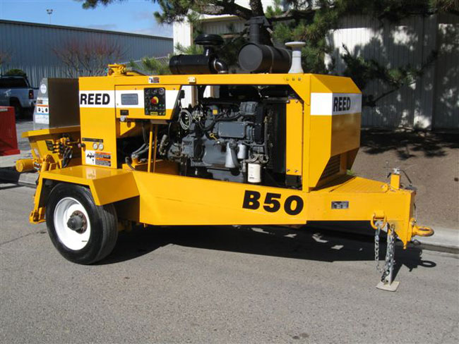 used REED Concrete Pump