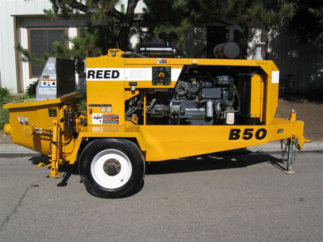 used REED Concrete Pump