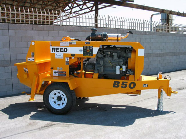 used REED Concrete Pump