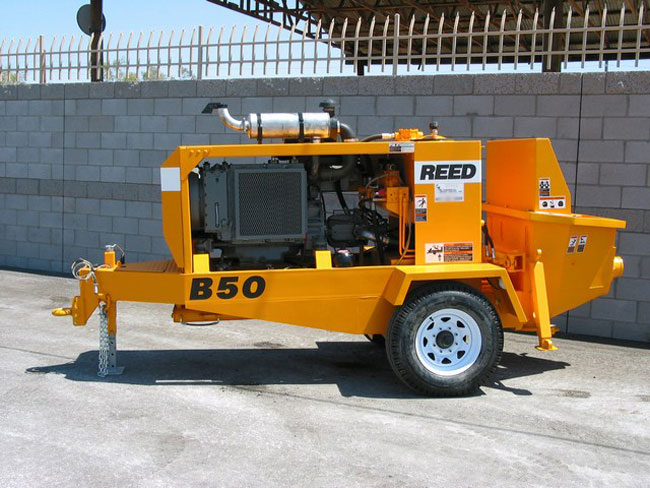 used REED Concrete Pump