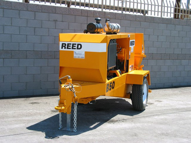 used REED Concrete Pump