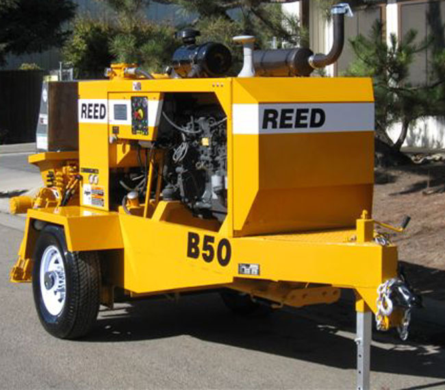 REED Concrete Pumps Shotcrete Pumps and Guncrete Gunite Machines.