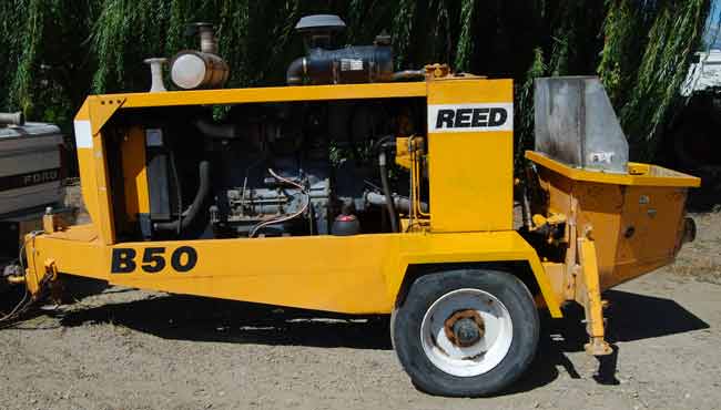 used REED Concrete Pump