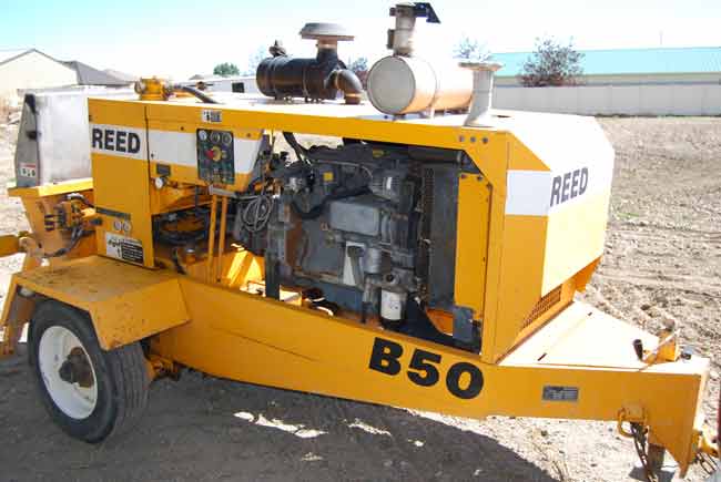 used REED Concrete Pump