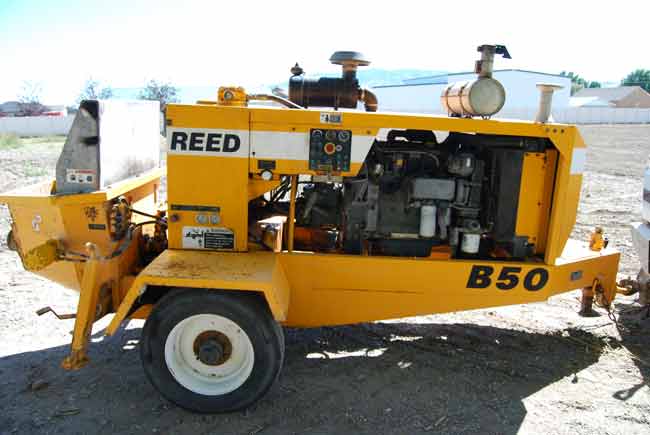 used REED Concrete Pump