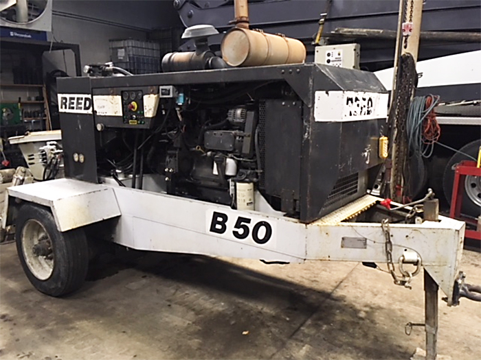 used REED Concrete Pump