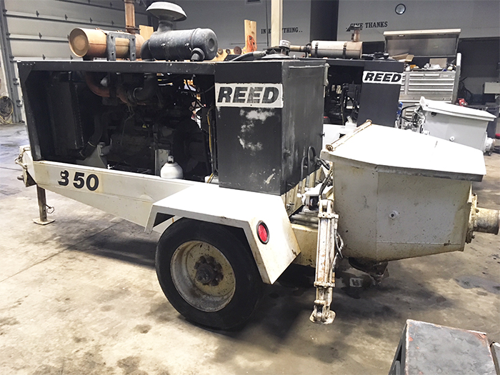 used REED Concrete Pump