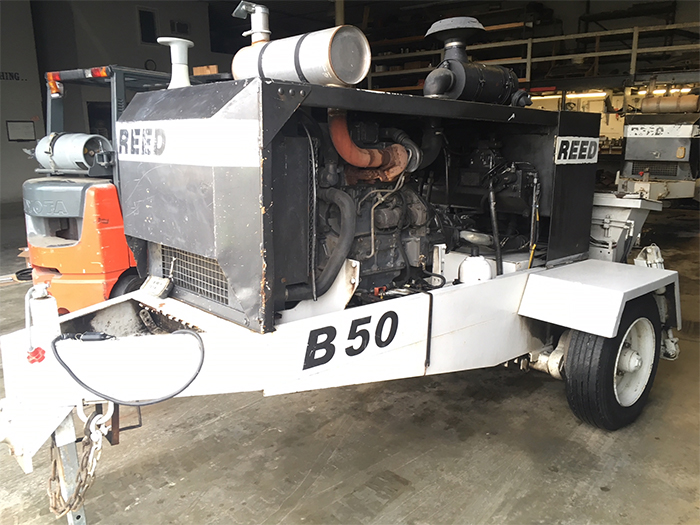 used REED Concrete Pump