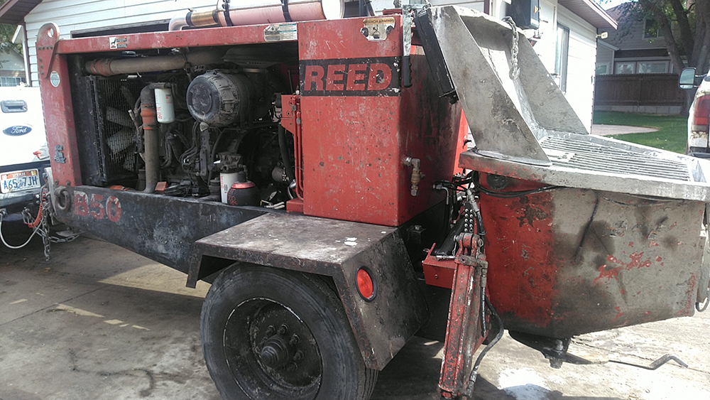 REED Concrete Pumps Shotcrete Pumps and Guncrete Gunite Machines.