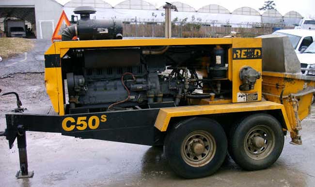 used concrete pump
