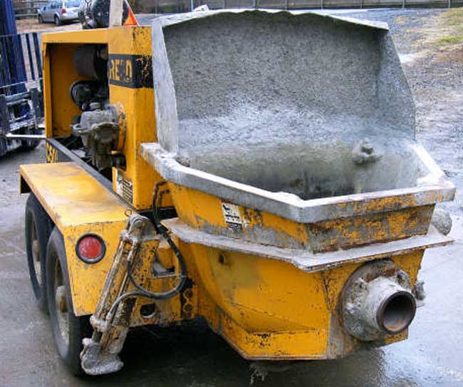 used concrete pump