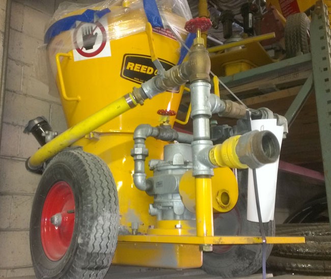 used REED Concrete Pump