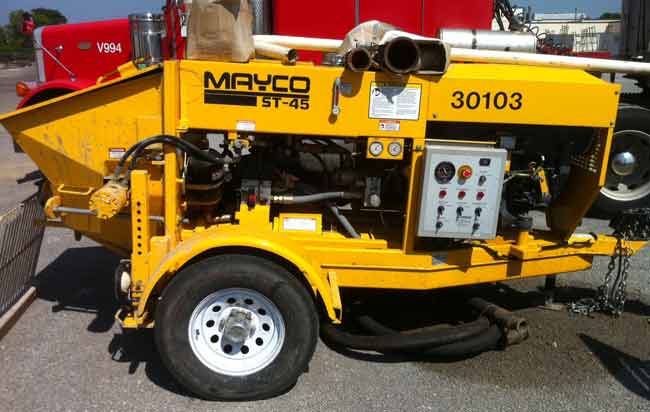used REED Concrete Pump