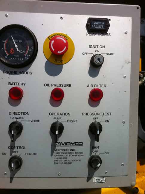 used REED Concrete Pump