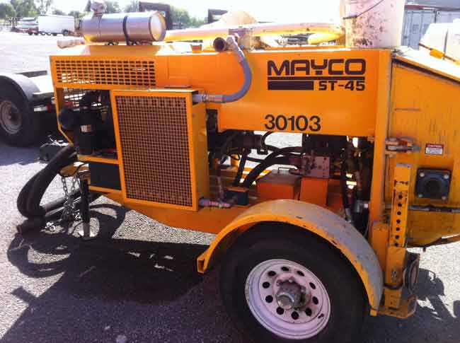 used REED Concrete Pump