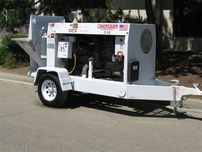 used Olin concrete pump