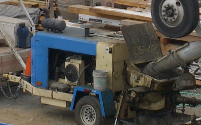 used Putzmeister TK50 concrete pump