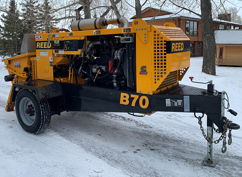 used REED Concrete Pump