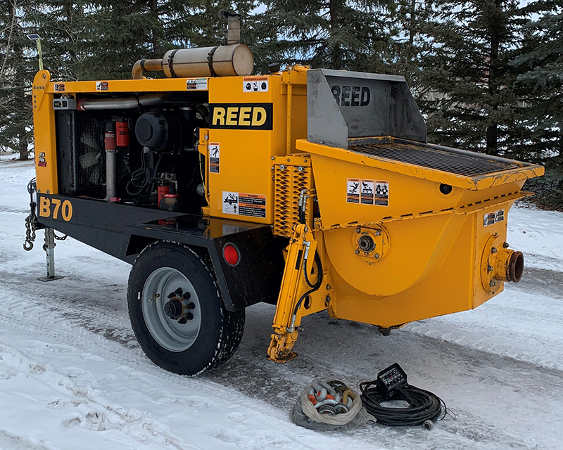 used REED Concrete Pump
