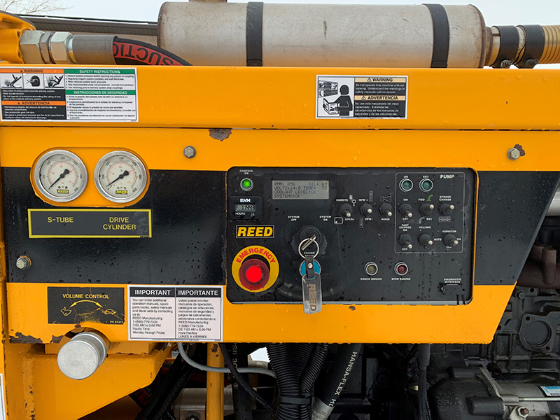 used REED Concrete Pump