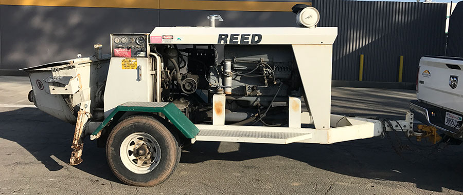 used REED Concrete Pump