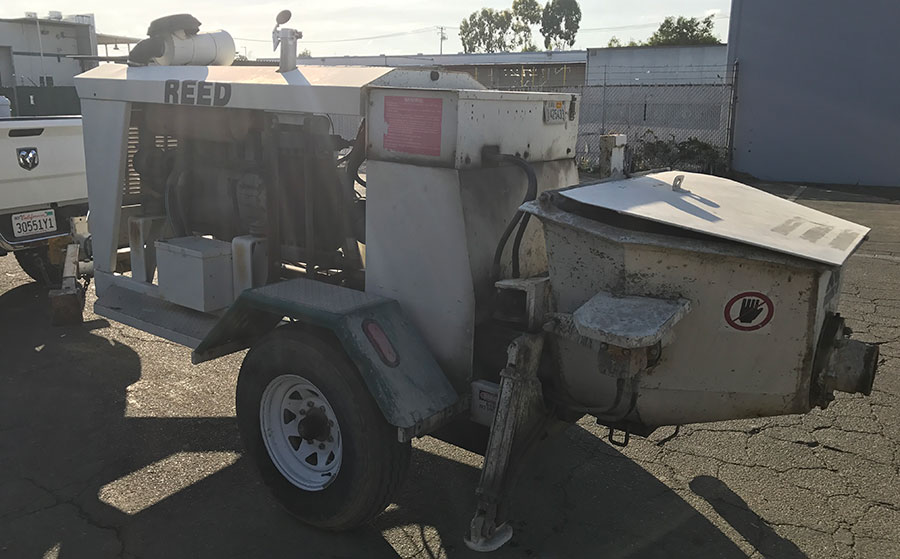 used REED Concrete Pump