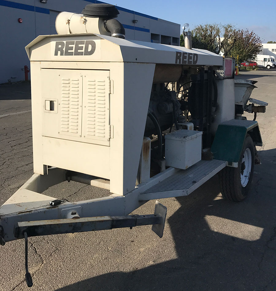 used REED Concrete Pump
