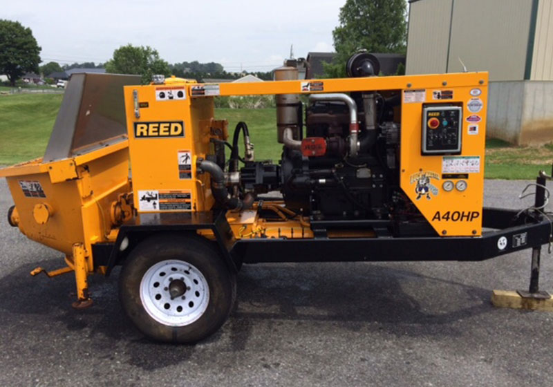 used REED Concrete Pump