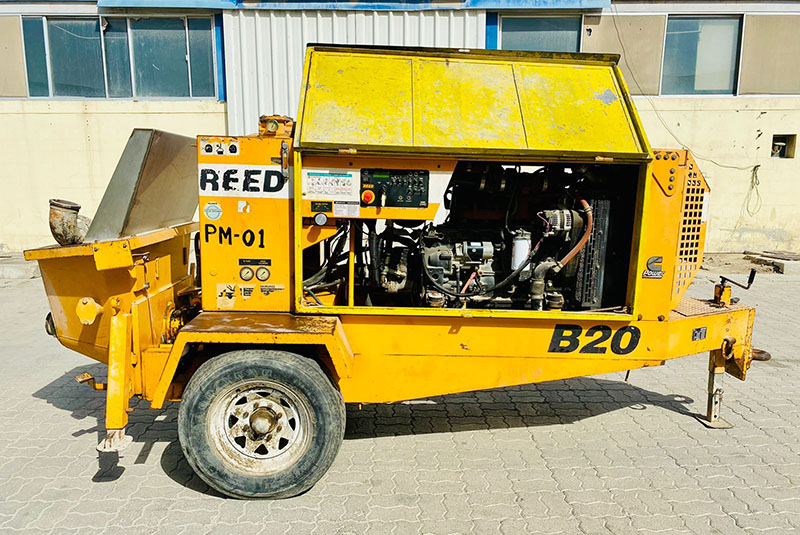 REED Concrete Pumps Shotcrete Pumps and Guncrete Gunite Machines.